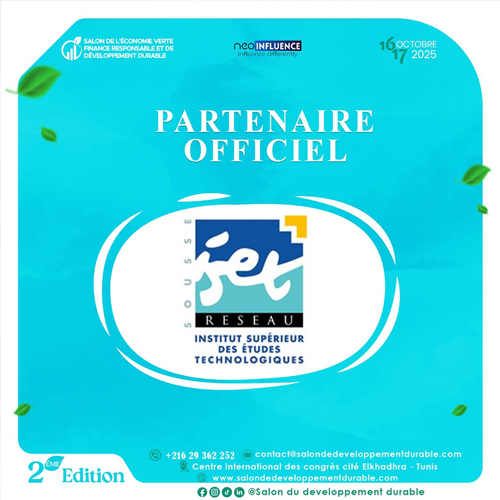 La participation de l'ISET de Sousse au Salon de l’Économie Verte, de la Finance Responsable et du Développement Durable 2025